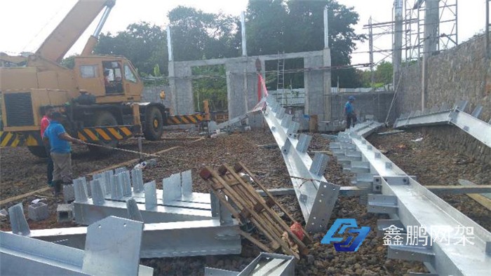 毛里求斯倉庫施工現場